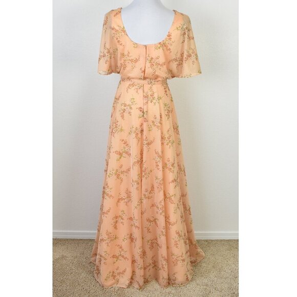 Vintage 1970s Floral Boho Maxi Dress - 4 - Picture 10 of 10